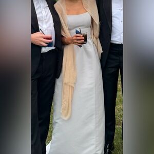 Amsale ever dress in platinum - size 2. Perfect condition! Only worn one time.